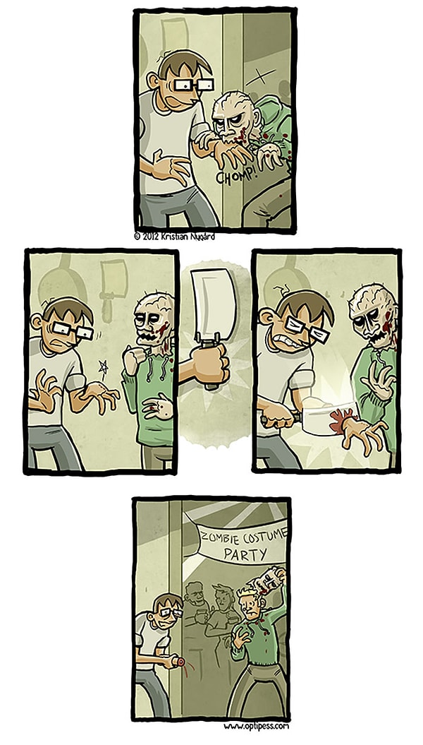 17. Вечеринка с костюмами зомби