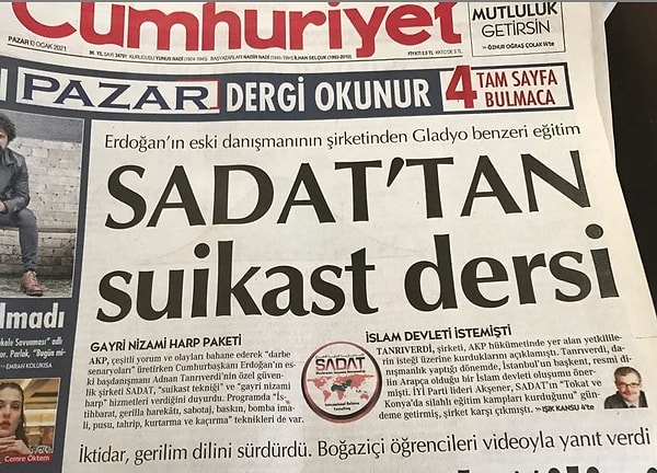 SADAT, suikast ve gayri nizami harp dersi verdiğine ilişkin haberlerle anılıyordu 👇