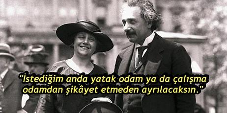 Einstein'in Boşanmama Karşılığında Eşinden Kabul Etmesini İstediği Birbirinden İlginç Talepler