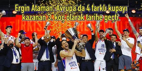 Yine Ergin Ataman Yine Kupa! THY EuroLeague'de Şampiyon Anadolu Efes