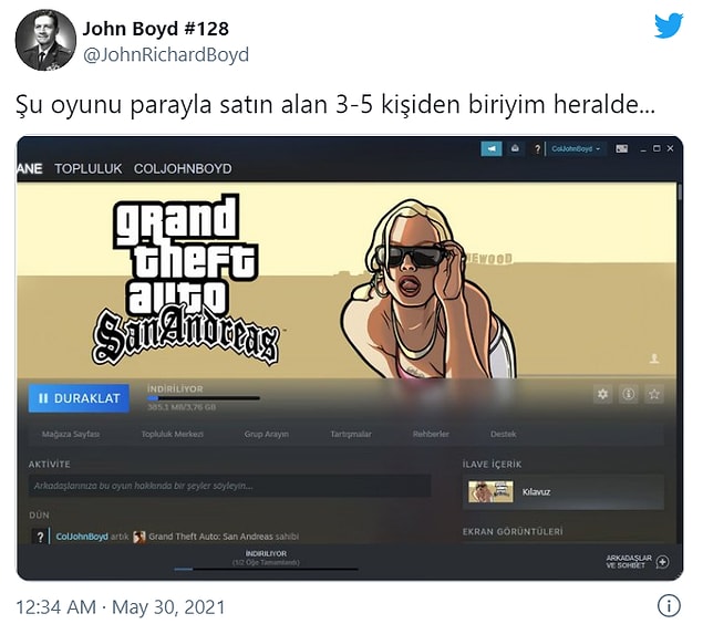 2. Şimdi itiraf edelim, çoğumuz bu oyuna daha orijinal oyun nedir bilmezken korsan yollardan sahip olduk. 😅