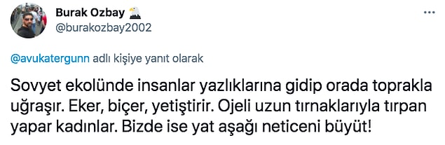 Tepki gösterenlerin dışında farklı görüşlere sahip olan insanlar da vardı.