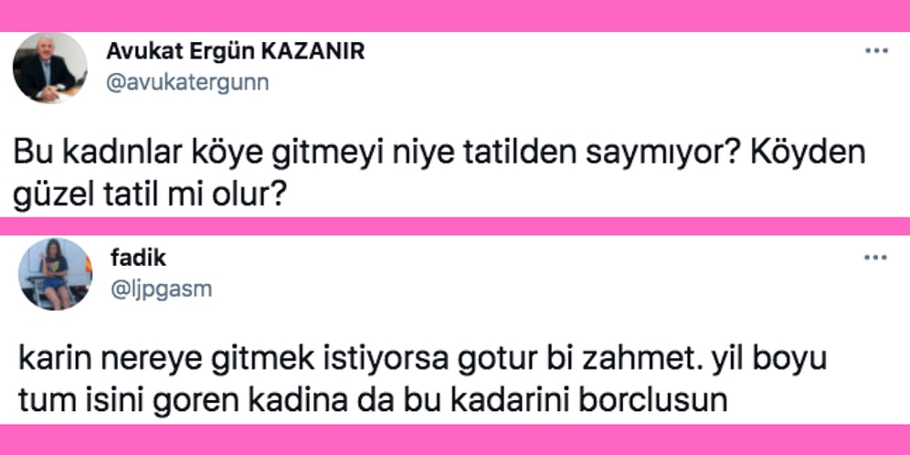 Kadınların Köye Gitmeyi Neden Tatilden Saymadığını Sorgulayan Kullanıcıya Gelen Aşırı Haklı Yanıtlar
