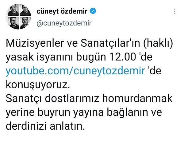 İşte birçok ünlü tepki gösterirken Cüneyt Özdemir'in bu tepkilere 'homurdanma' demesiyle işler biraz çığırından çıktı.