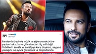 Megastar Tarkan Normalleşme Kapsamına Dahil Edilmeyen Müzisyenlere ve Eğlence Sektörüne Destek Verdi!
