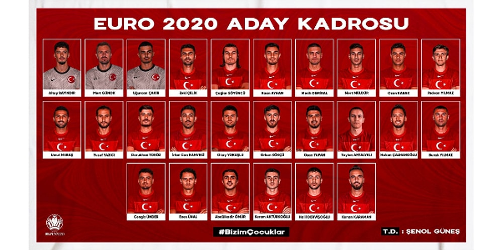 4 Futbolcu Çıkarıldı! A Milli Futbol Takımımız'ın EURO 2020 Kadrosu Açıklandı