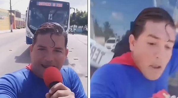 Несмотря на эпический провал его трюка, Луис после этого спокойно идет по дороге, и после столкновения выглядит вполне невредимым.