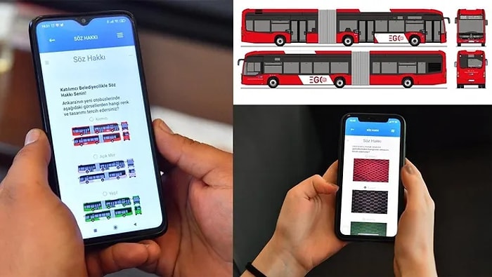 Ankara'da Yeni Otobüslerin Renk ve Tasarımları Oylamayla Belirlenecek