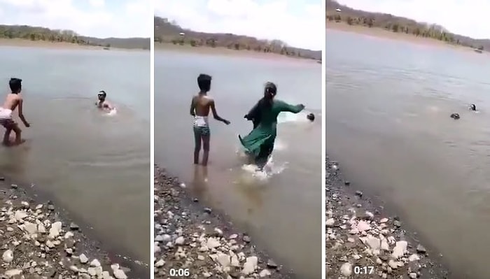 Tüm Ailesinin Suda Boğulduğu Korkunç Anları Kaydeden Çocuk