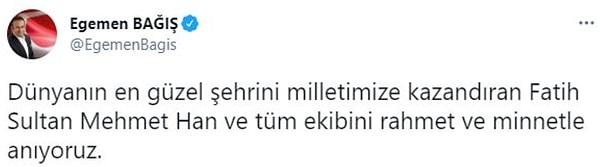 3. Fatih Sultan Mehmet: Bu fethi gerçekleştirdiğimiz için çok mutluyuz ama önümüzde daha bir çok fetih var.