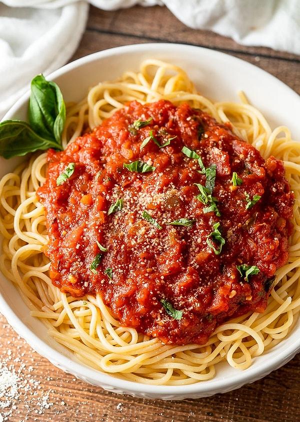5. Spagetti sosu