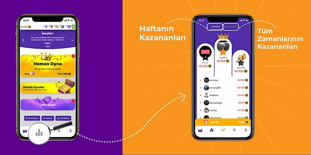 Kazananlar Sayfası