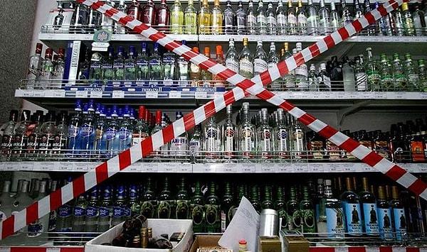 7. Yasak olan gün ve saatlerde alkol satışının yapılmaması.