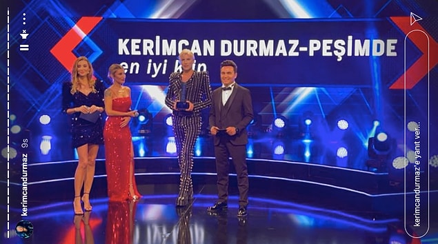Geçtiğimiz aylarda çıkarttığı 'Peşimde' şarkısı ile En İyi Çıkış Ödülü'nü,