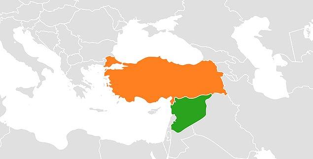 2. Türkiye'nin en uzun sınırı 877 km ile Suriye sınırıdır.