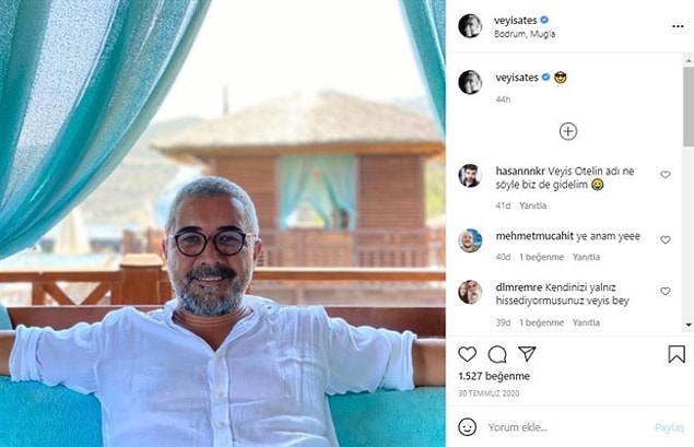 Peker'in Paramount otelde kaldığını söylediği Habertürk'ten Veyis Ateş'in instagram hesabındaki paylaşımları, burada kaldığını doğruluyor.