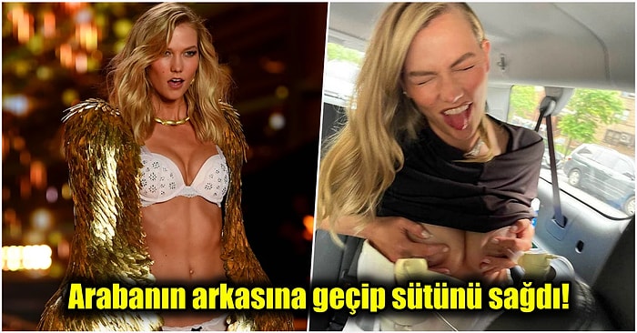 Ünlü Model Karlie Kloss Sütünü Sağarken Verdiği Olay Pozlarla Gündeme Bomba Gibi Düştü!