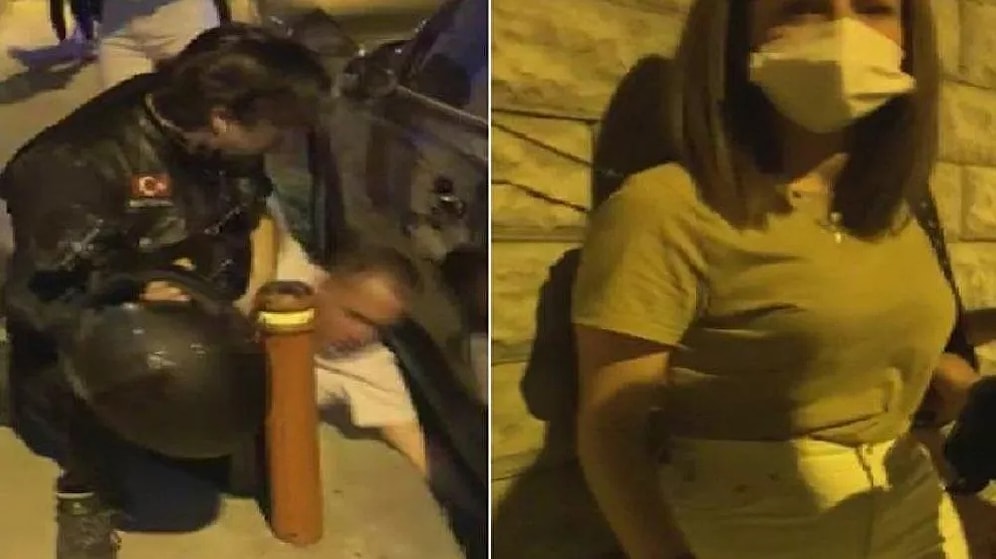 Bir Erkek Tarafından Sokak Ortasında Darp Edilen Kadını Motosikletli Grup Kurtardı