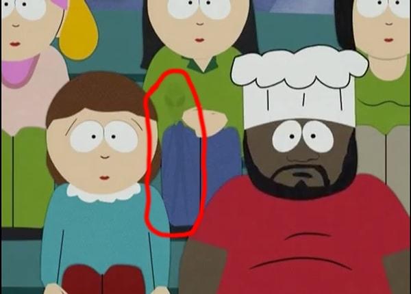 15. South Park'ın birçok bölümünde gizli Alien görüntüler var.
