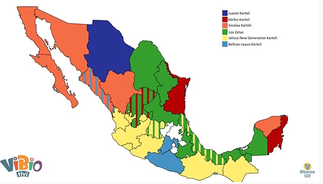 El Chapo 2006'daki hükûmet ile savaşın ardından hükûmetin kaybettiği yerlerin yönetimini tabir-i caizse ele geçirdi. Ama diğer bölgeler de hükûmete değil, başka kartellere kalıyor.