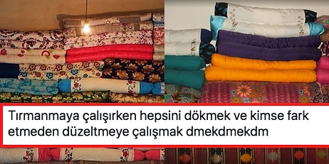 Nostalji Zamanı! Köy Evlerinde Dizilen Yorganlara Bakarak Akıllarına Gelen İlk Anılarını Paylaşan İnsanlar