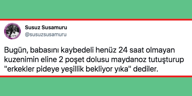 Babasının Yasını Tutmak Yerine Cenazede Erkeklere Hizmet Etmesi İstenen Kadın ve Korkunç Yemek Geleneği