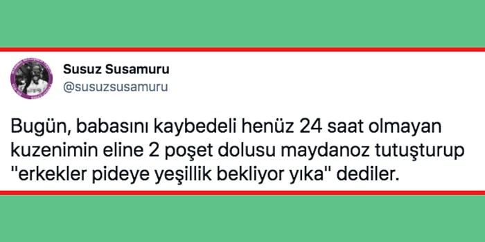 Babasının Yasını Tutmak Yerine Cenazede Erkeklere Hizmet Etmesi İstenen Kadın ve Korkunç Yemek Geleneği