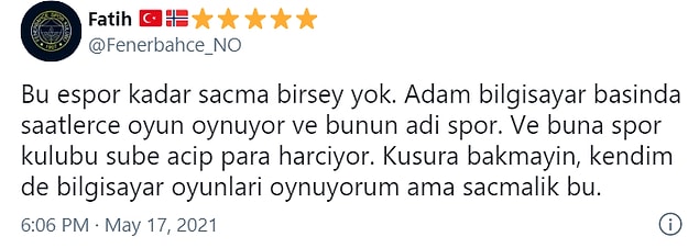 Kulüplerin espor şubelerine yapılan yatırımları da eleştirenler de var.