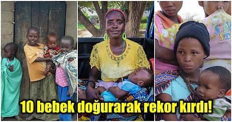Tek Seferde 10 Çocuk Doğurarak Guinness Rekorlar Kitabı’na Giren Afrikalı Kadın: Goisame Thamara Sithole