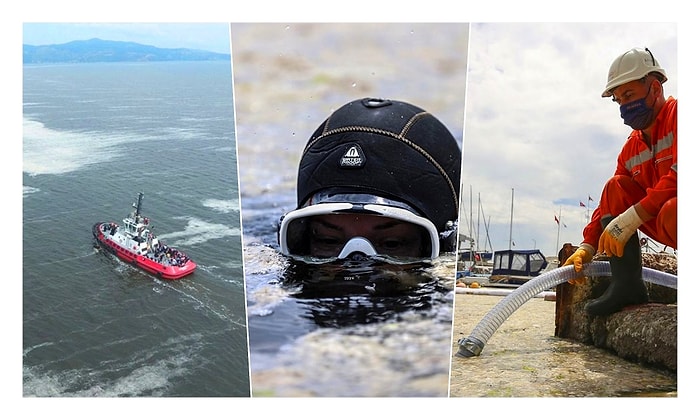 Çarpıcı Görüntüler Ortaya Çıktı: Marmara Denizi'nde Müsilaj Temizliği Başladı 🌊