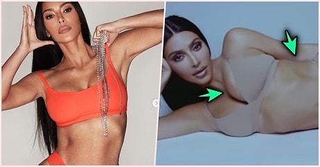 Sansasyonları ile Dillerden Düşmeyen Kim Kardashian Yine Photoshop’un Ayarını Kaçırdı!