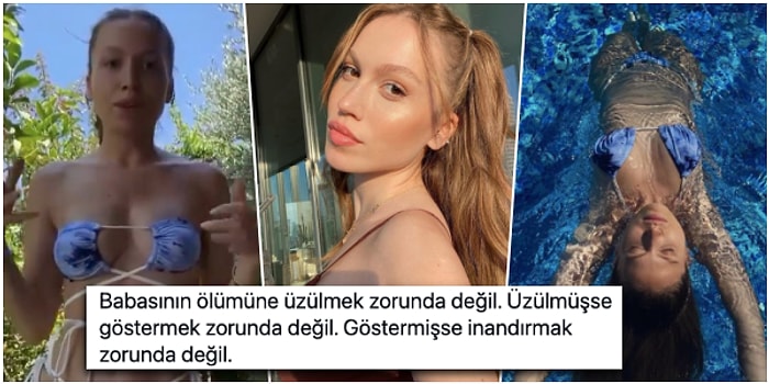 İki Hafta Önce Babasını Kaybeden Duygu Özaslan'ın Bikinili Reklamı Tartışmalara Neden Oldu