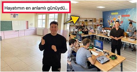 Ünlü YouTuber Enes Batur Şehit Öğretmen Aybüke Yalçın'ın Görev Yaptığı Okula Robotik Kodlama Sınıfı Yaptırdı!