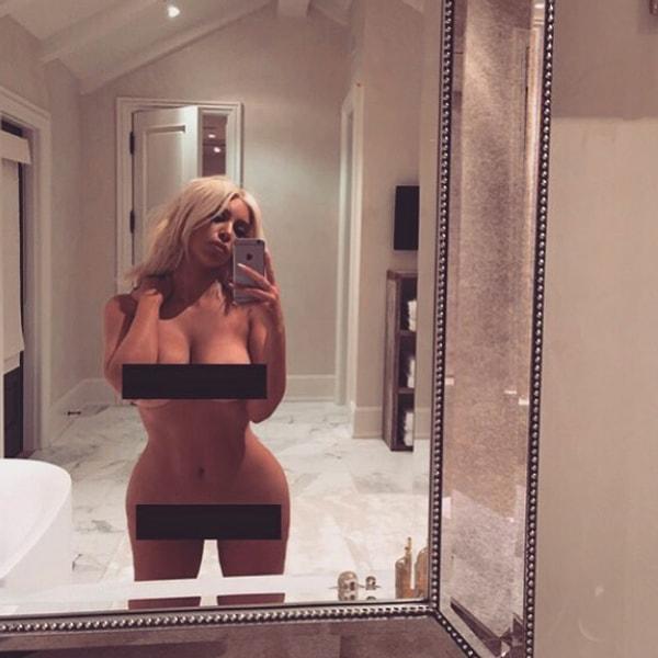 8. Kim Kardashian Instagram hesabında paylaştığı çıplak fotoğraflar nedeniyle takipçilerinin gazabına uğramıştı.