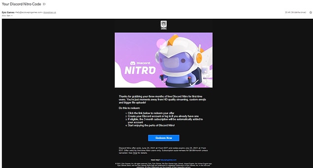 3. Adım: Discord Nitro'yu aktifleştirmek