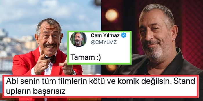 Cem Yılmaz'ı ve Filmlerini Eleştiren Twitter Kullanıcısı Ünlü Komedyenin Hayranlarını Kızdırdı!