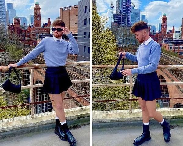 Connor 'farklı' giyinmek isteyen diğer erkeklere de tavsiyeler veriyor:
