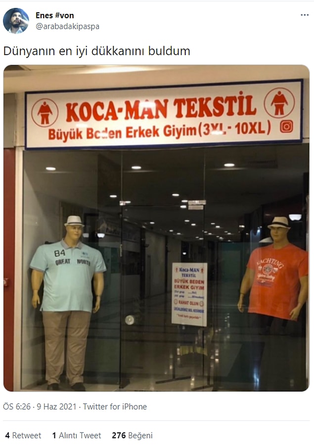 13. Pandemi sonrası gidilecek ilk mağaza. :)