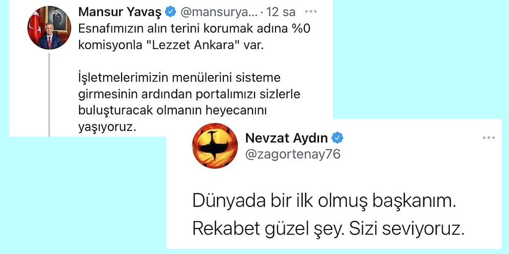 Mansur Yavaş'ın Tanıttığı Yemek Siparişi Uygulamasına Yemeksepeti Kurucusundan İronik Bir Yanıt Geldi