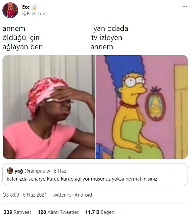 2. "Yan odadan temizlik için bizi çağıran annelerimiz."