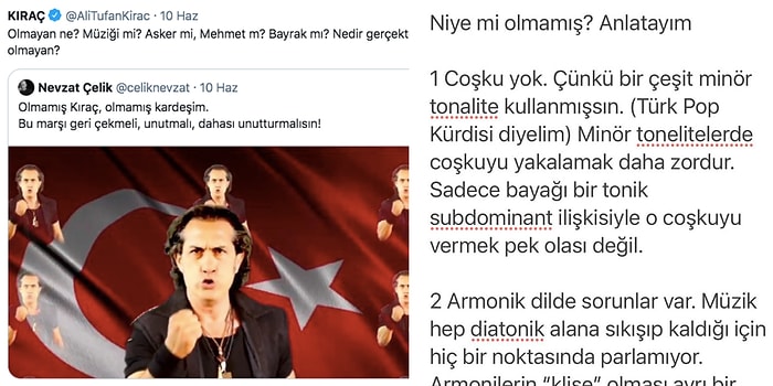 Bir Besteci, Şarkıcı Kıraç'a Milli Takım İçin Yaptığı Şarkının Neden Beğenilmediğini Tane Tane Anlattı!