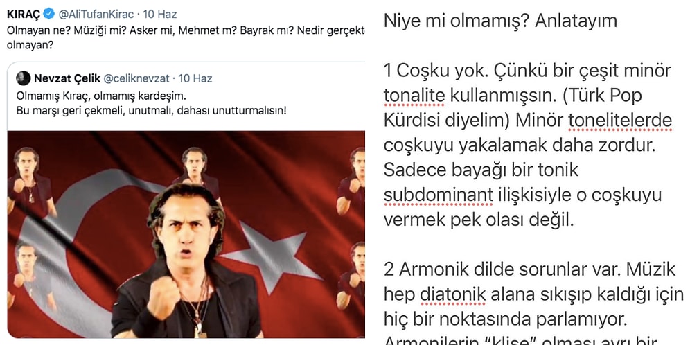 Bir Besteci, Şarkıcı Kıraç'a Milli Takım İçin Yaptığı Şarkının Neden Beğenilmediğini Tane Tane Anlattı!