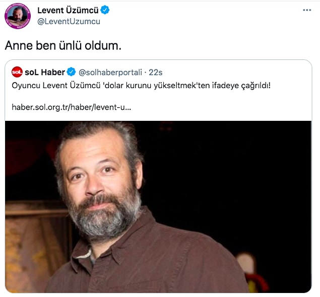 2. Levent Üzümcü ne zaman rahat edecek acaba? 😂