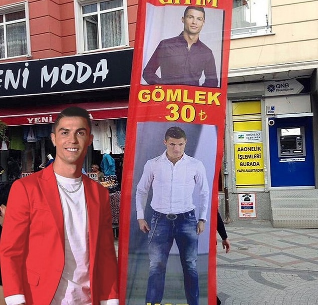 12. Ronaldo da buradan giyiniyor...