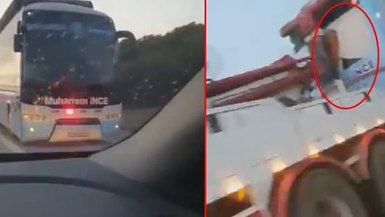 Cumhurbaşkanı Adayı Olacağını Açıklayan Muharrem İnce'nin Seçim Otobüsü Yolda Kaldı