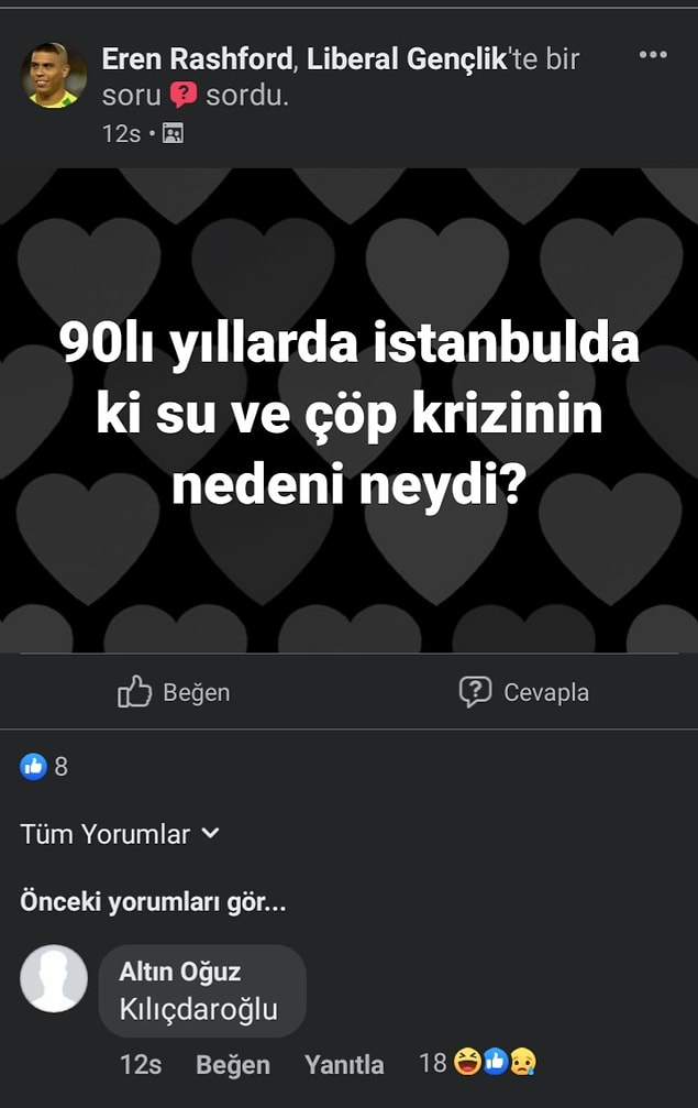 22. Çok açık ve net bir şekilde ortada.