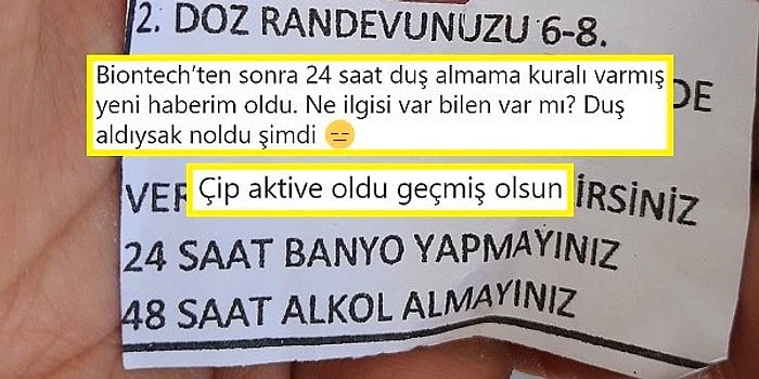 Aşı Sonrası Verilen Kağıt Tartışma Yarattı: Aşı Yaptırdıktan Sonra Uyulması Gereken Kurallar Ne Kadar Doğru?