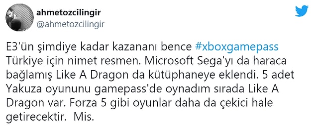 3. E3 sunumu esnasında tanıtılan neredeyse tüm yeni oyunların çıktıkları ilk günden Game Pass'e gelecek olması müthiş haber!