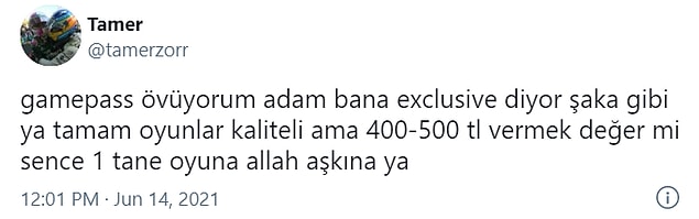 14. 500 TL de pek normal değil sanki?
