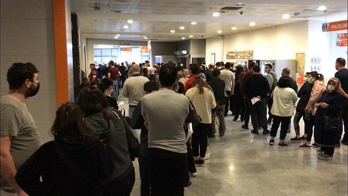 İstanbul'da İş Çıkışı Hastanelerde Aşı Yoğunluğu